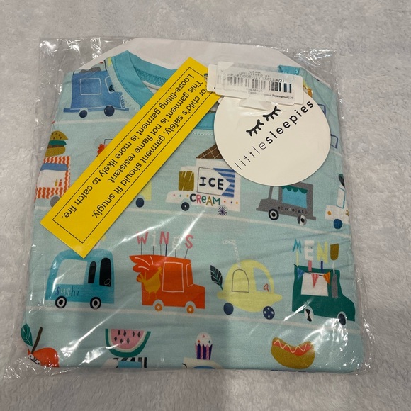 Little Sleepies Food Truck Toddler Jams Size 2T